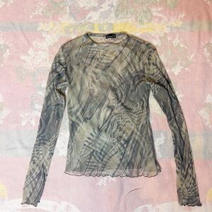 Lorana G Paris Mesh Top Size S/M